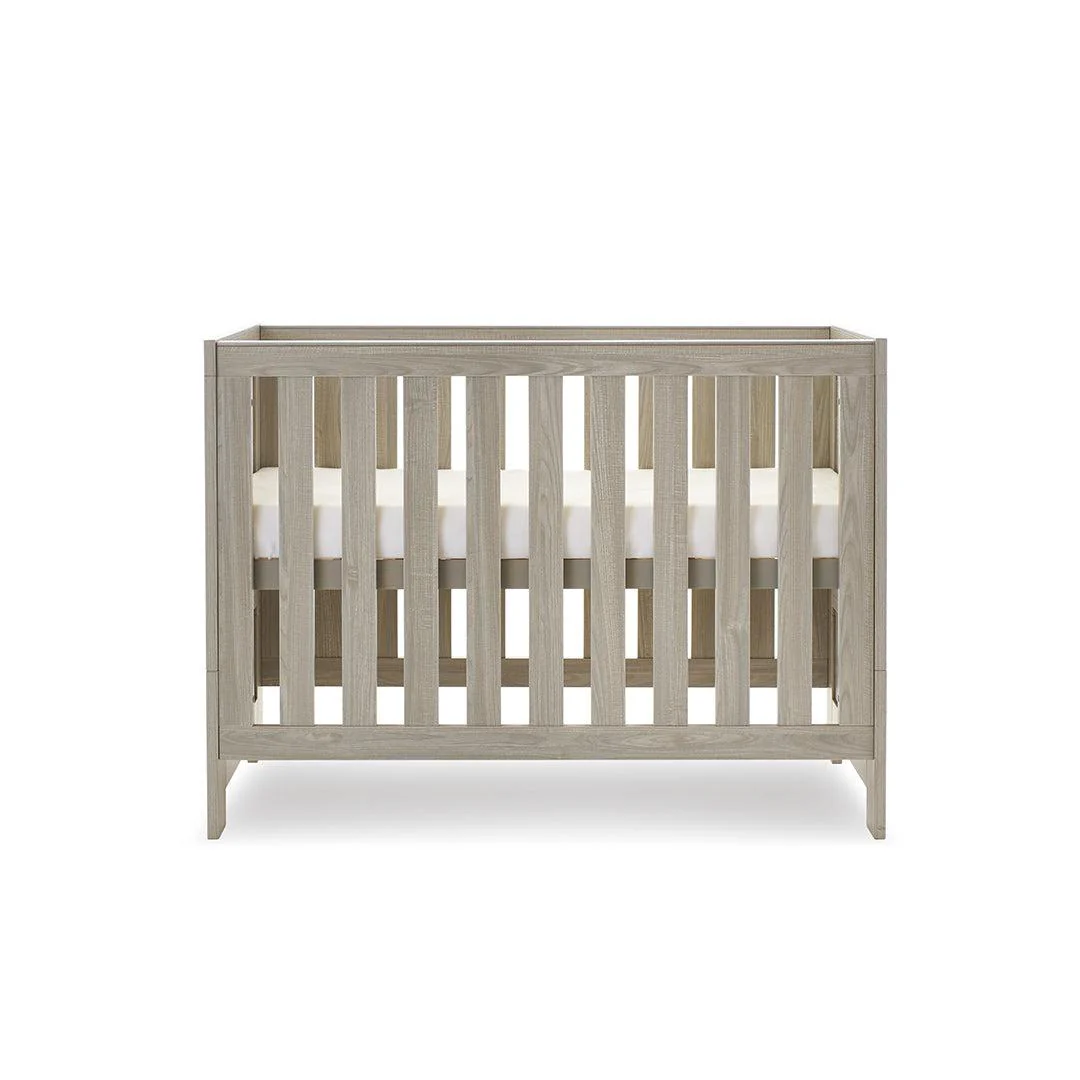 Obaby Nika Mini Cot Bed - Grey Wash - Image 3