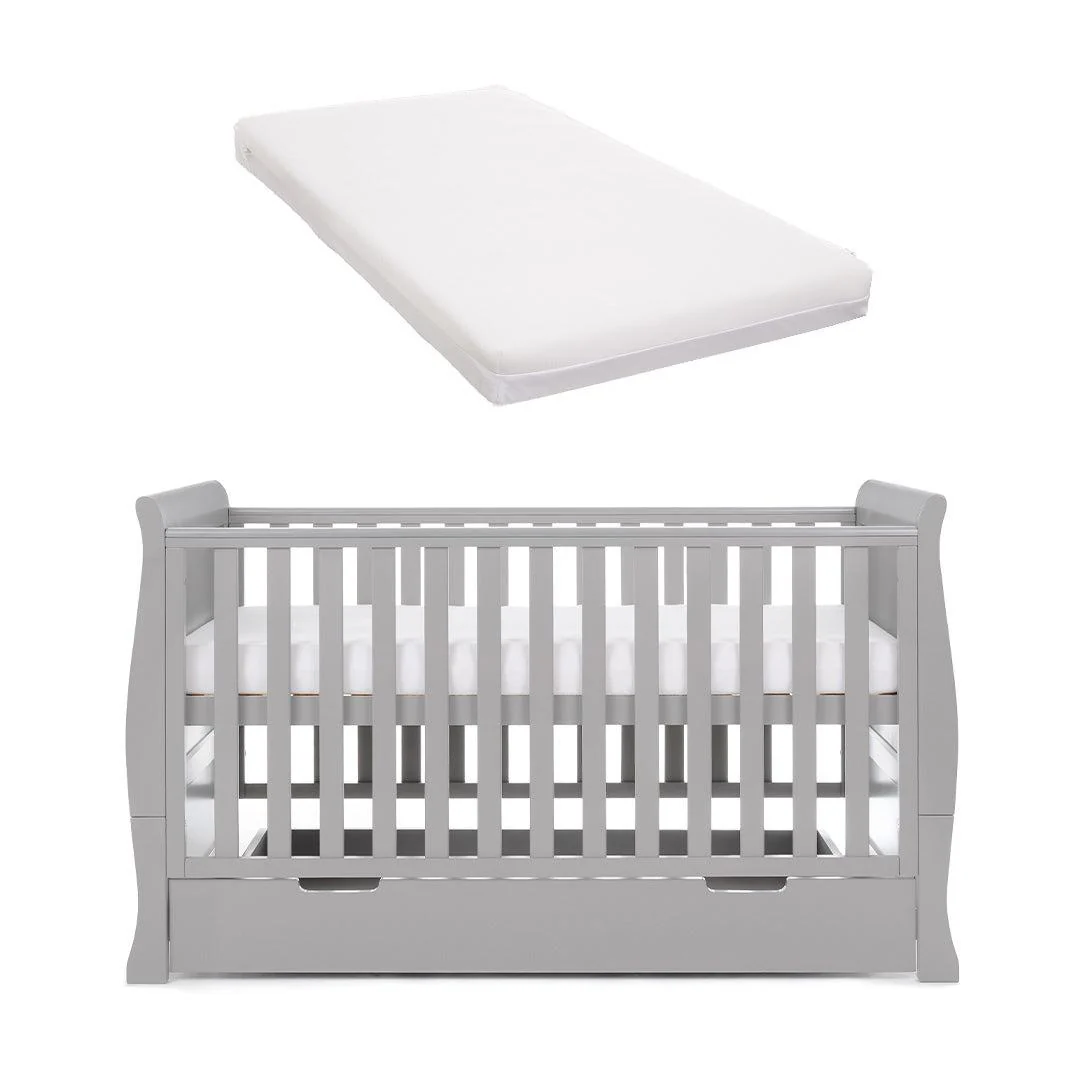 Obaby Stamford Classic Cot Bed - Warm Grey - Image 10