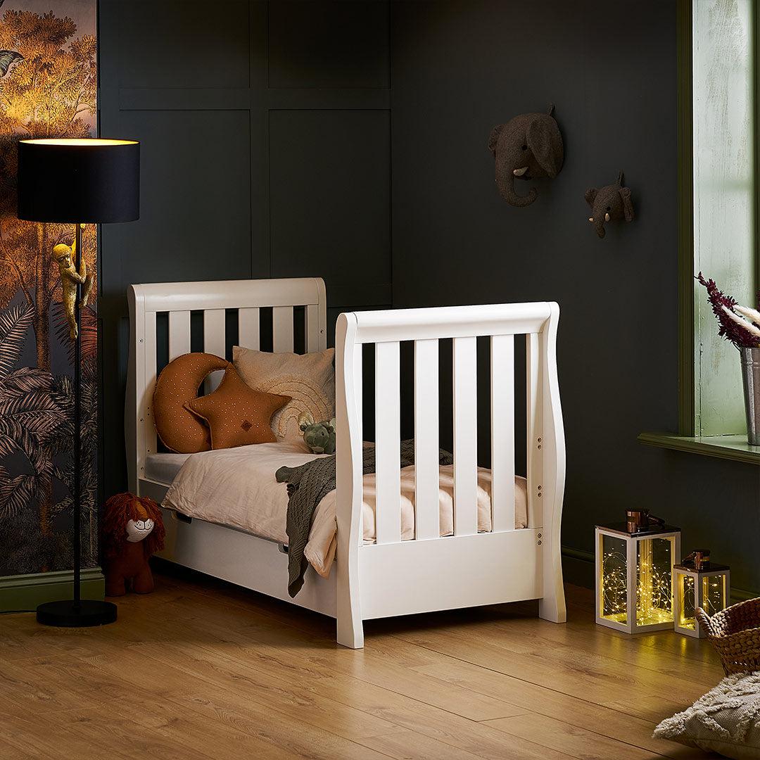 Obaby Stamford Luxe Cot Bed - White - Image 5