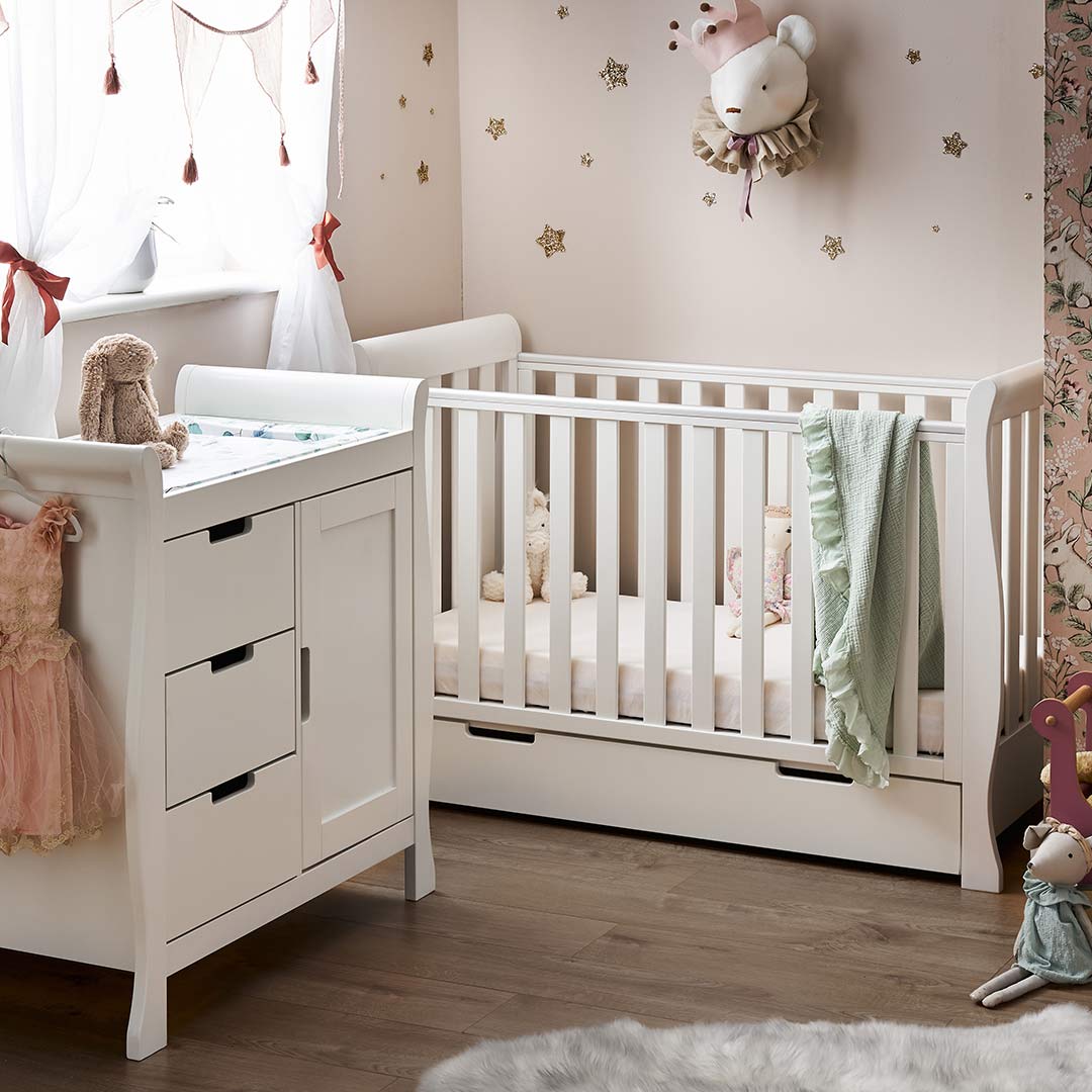 Obaby Stamford Mini 2 Piece Room Set - White - Image 2