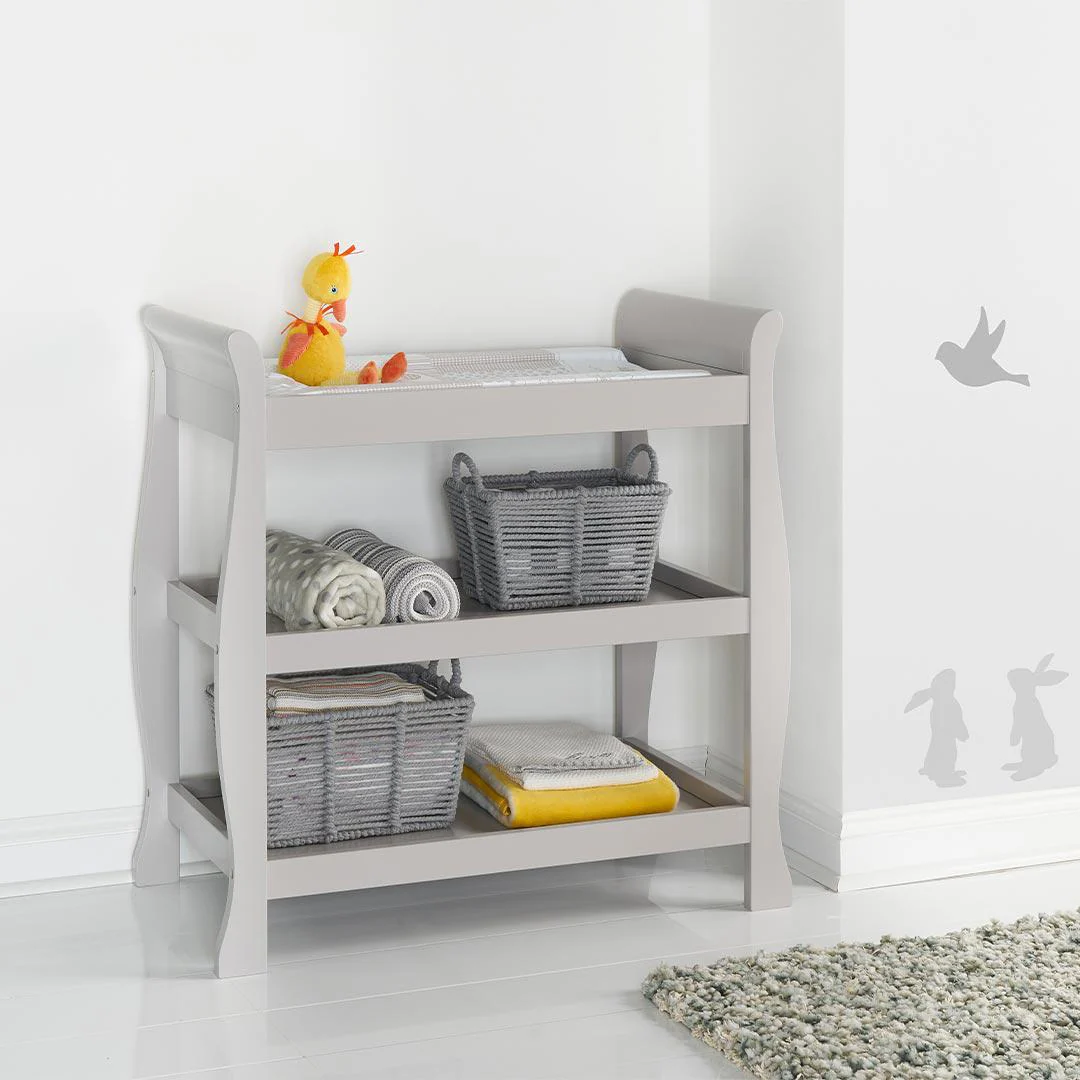 Obaby Stamford Open Changing Unit - Warm Grey - Image 2