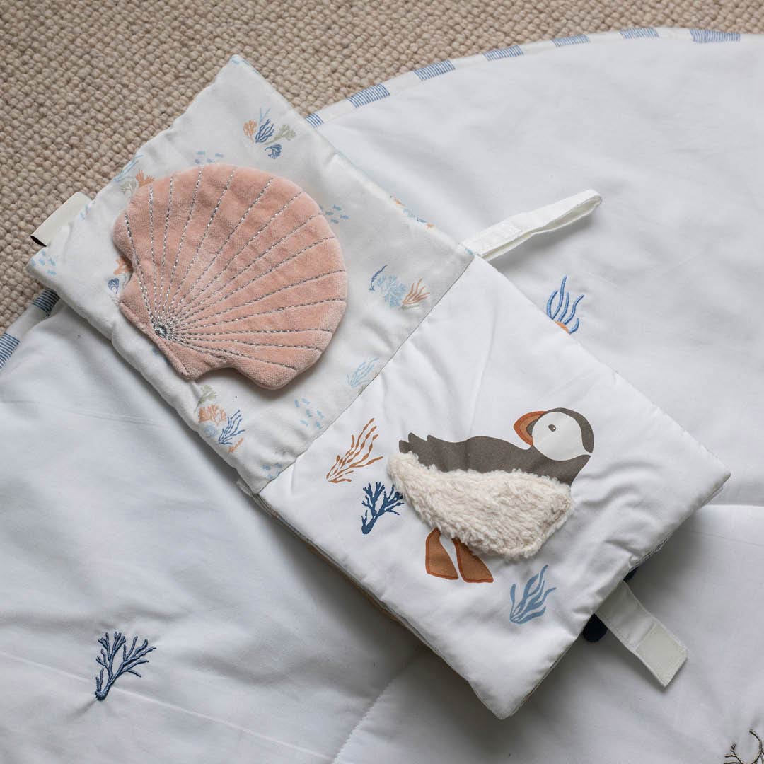 Avery Row Fabric Baby Book - Coastline - Image 8