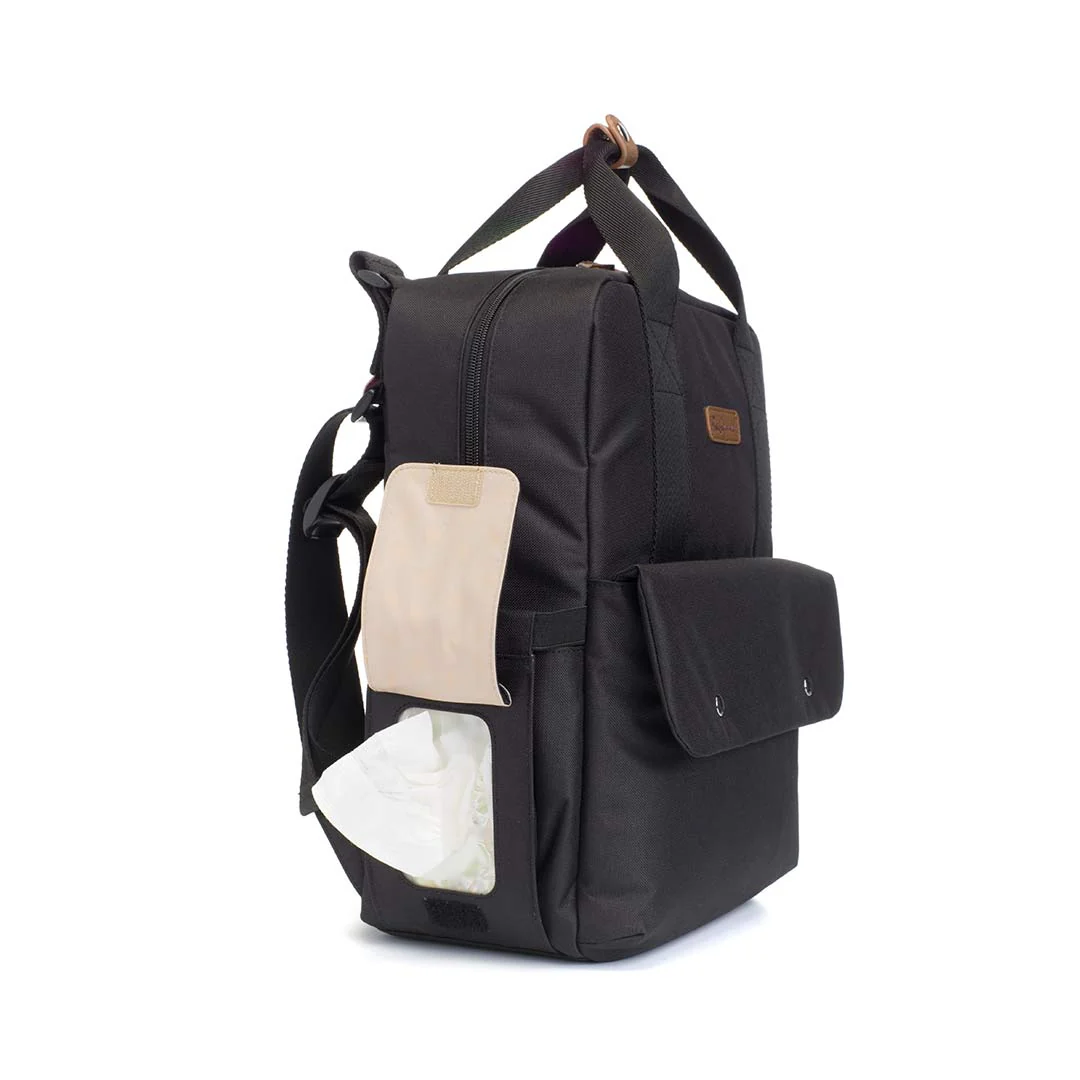 Outlet - Babymel Georgi ECO Changing Backpack - Black - Image 4