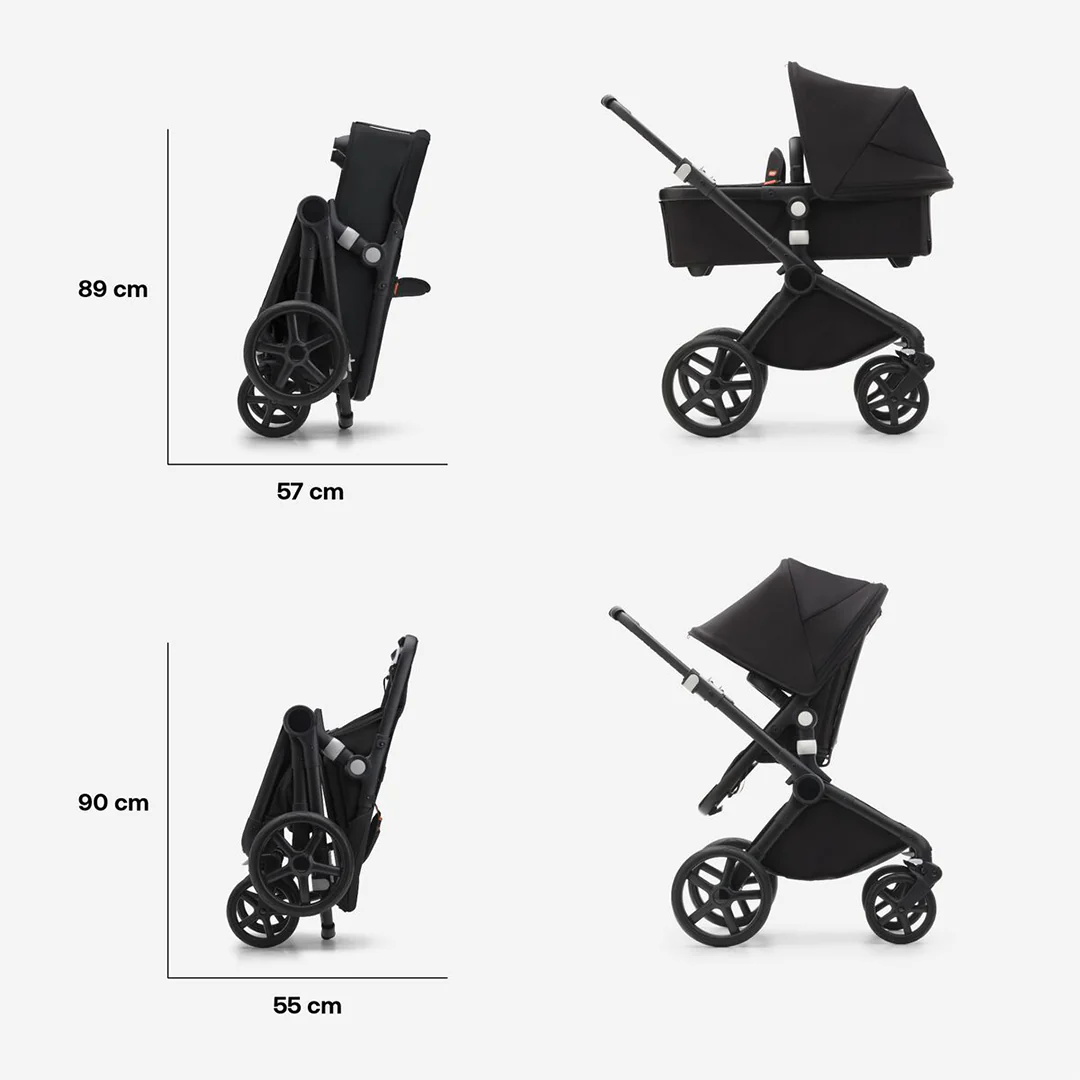 Bugaboo Fox Cub Complete Pushchair - Midnight Black - Image 12