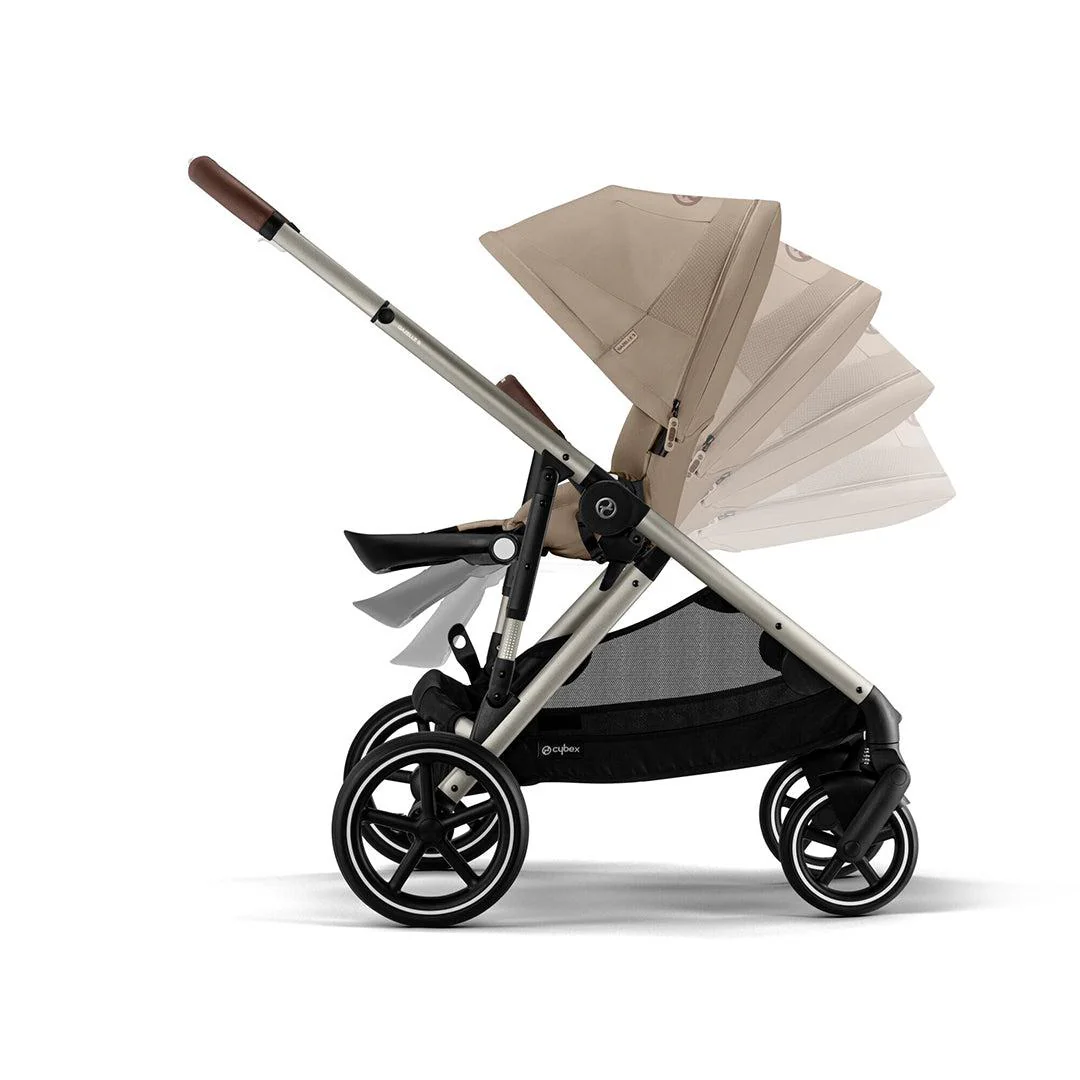 Outlet - CYBEX Gazelle S Pushchair - Almond Beige - Taupe - Image 5