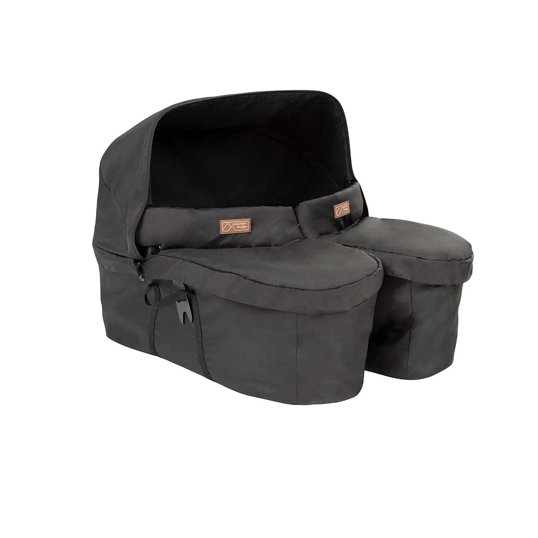 Outlet - Mountain Buggy Twin Carrycot Plus - Black