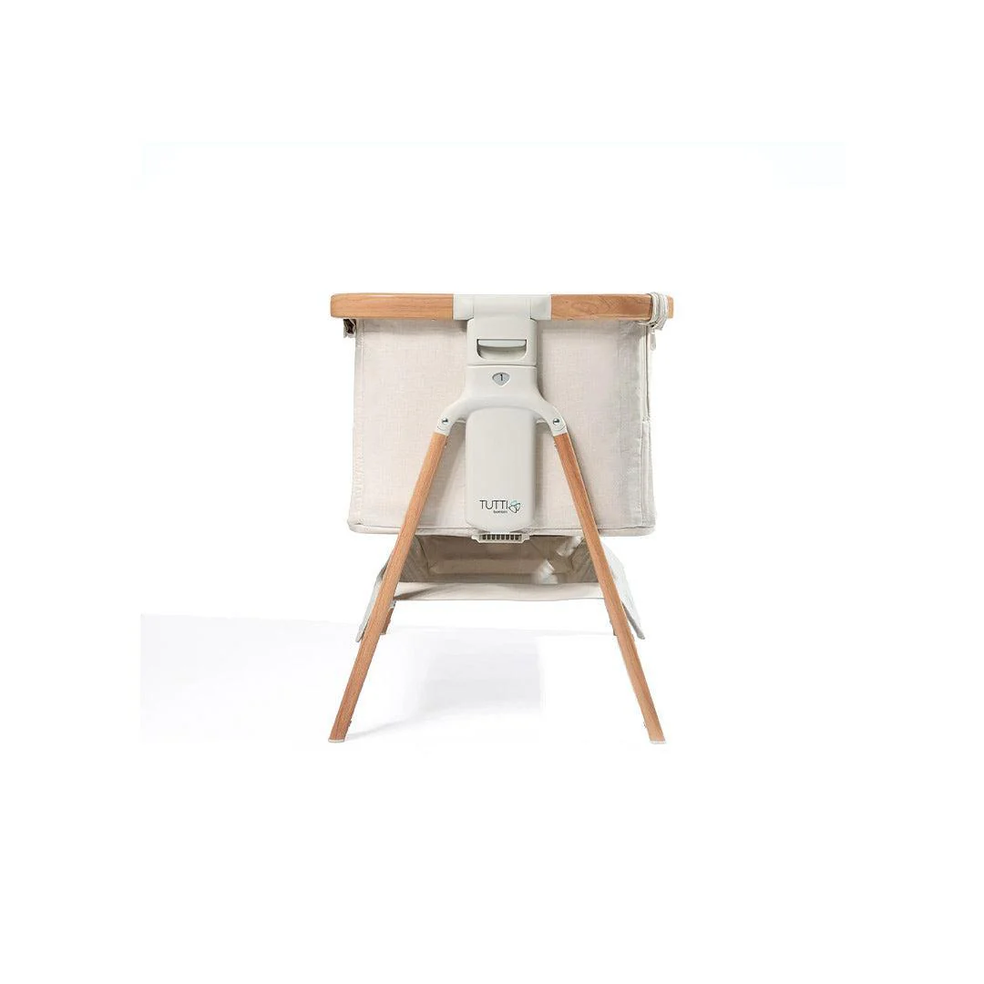 Tutti Bambini CoZee Air Bedside Crib - Scandinavian Walnut/Ecru - Image 13