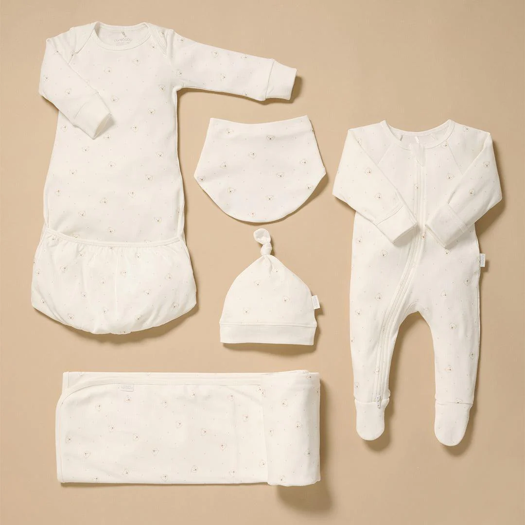 Purebaby Welcome Baby Gift Set - Vanilla Bear - Image 2