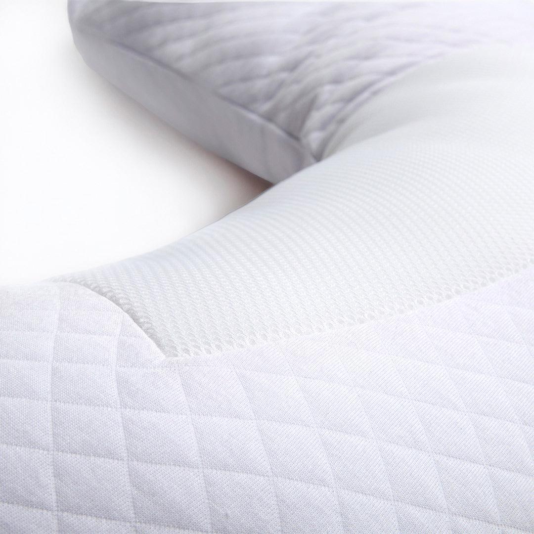 Purflo Breathe Pregnancy Pillow - Luxe White - Image 6
