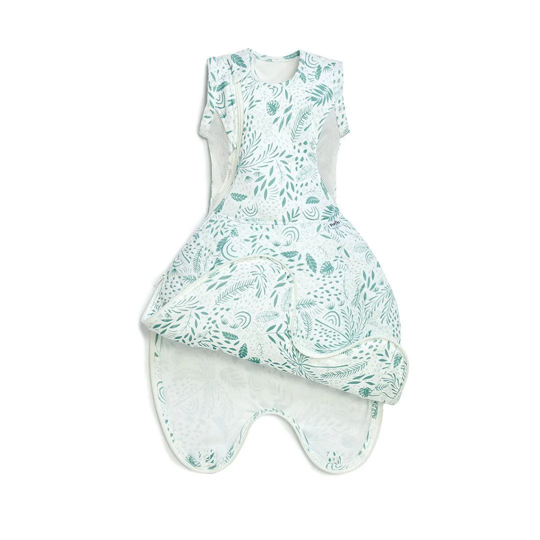 Purflo Swaddle to Sleep Bag 2.5 Tog 0-4m All Seasons -  Jungle Fever - Image 2
