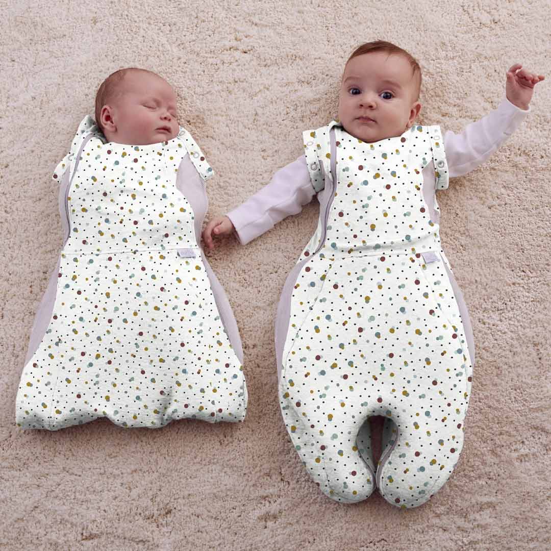 Purflo Swaddle To Sleep Bag - Scandi Spot - TOG 2.5 - Image 3