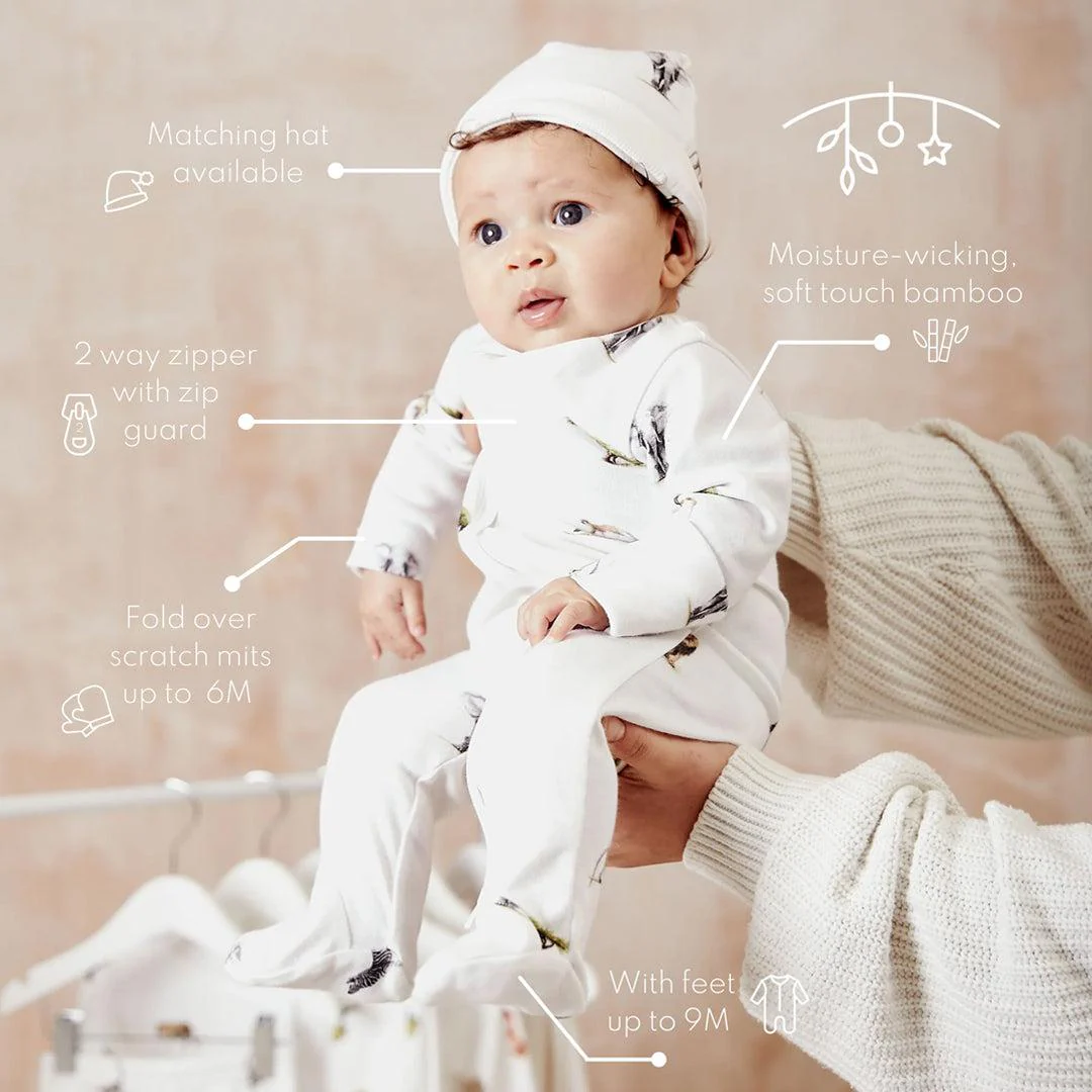 Rosa & Blue Sleepsuit - Safari - Image 5