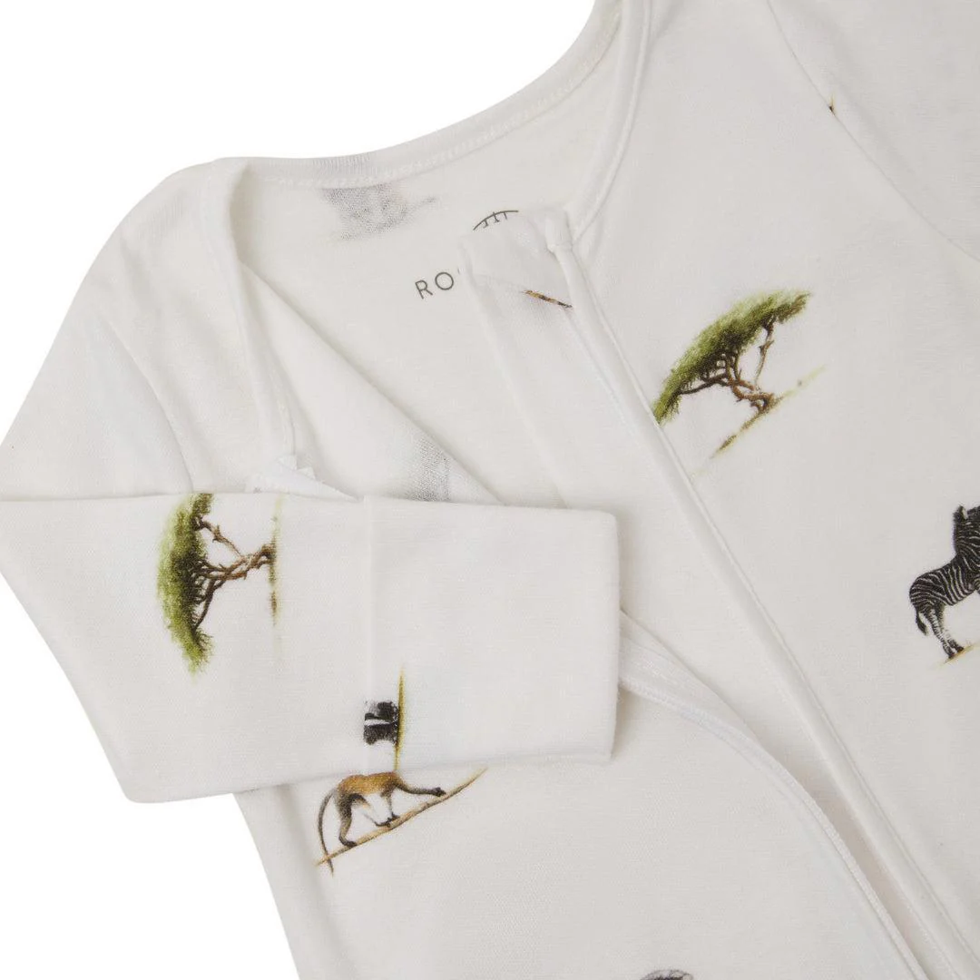 Rosa & Blue Sleepsuit - Safari - Image 6