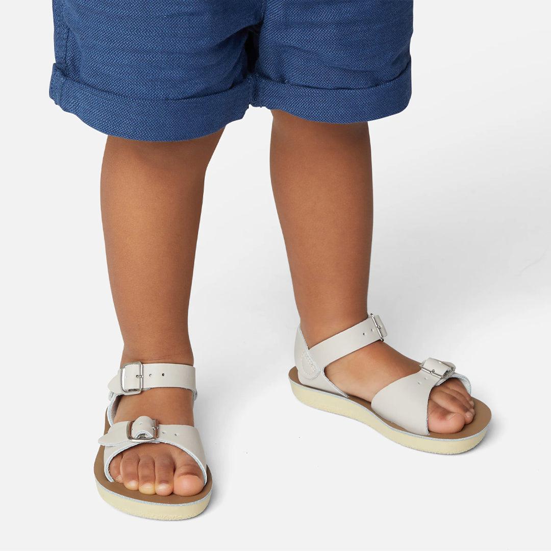 Salt-Water Kids Sandals - Surfer - Stone - Image 3