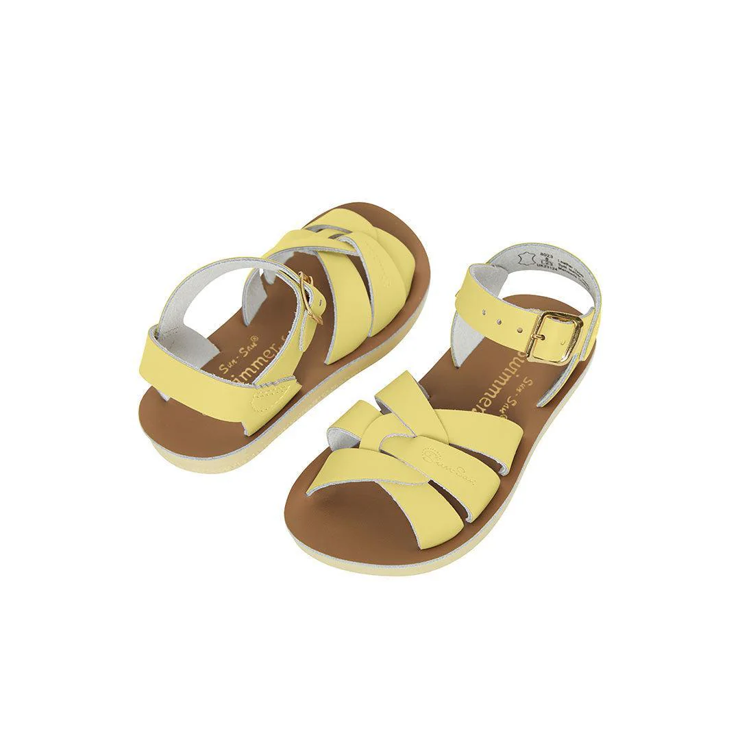 Salt-Water Sun-San Kids Sandals - Swimmer - Butter Yellow