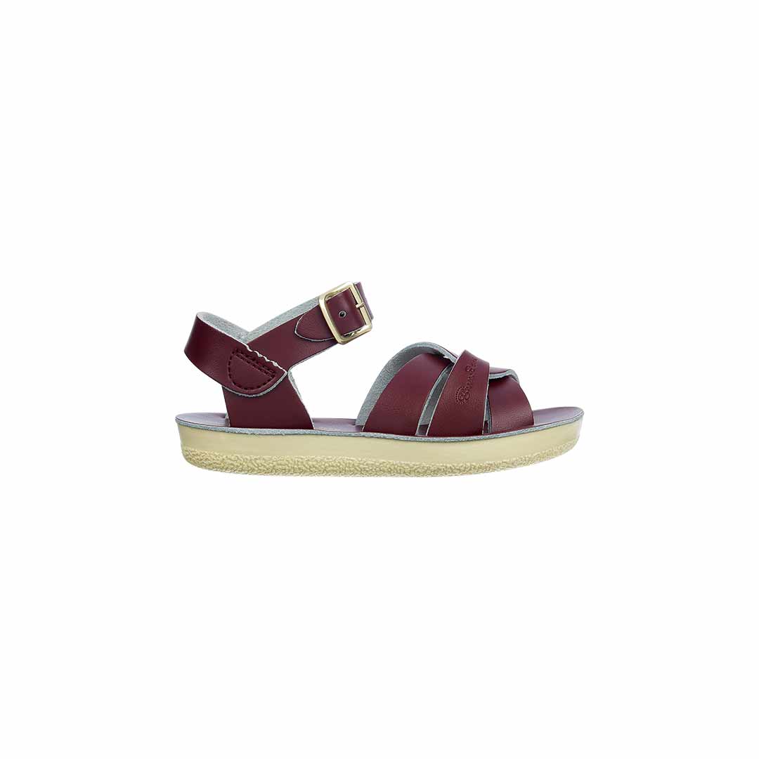 Salt-Water Sun-San Kids Sandals - Swimmer - Claret - Image 3