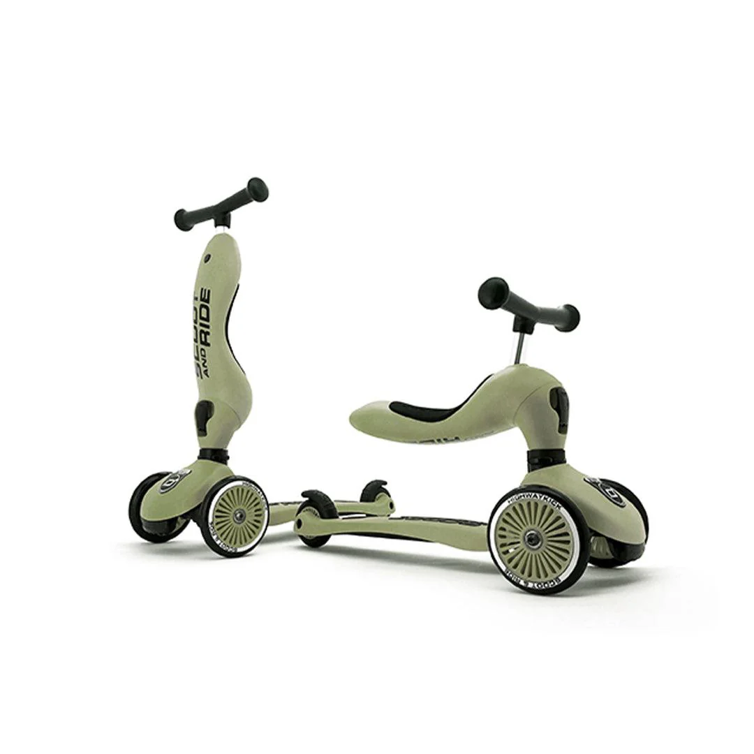 Scoot and Ride Highway Kick 1 - Olive - Image 2