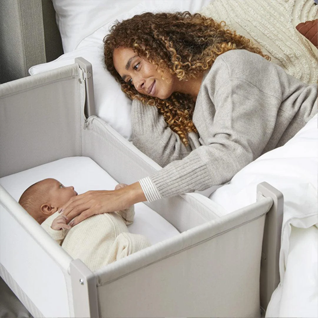 Shnuggle Air Lite Bedside Crib Bundle - Taupe - Image 7