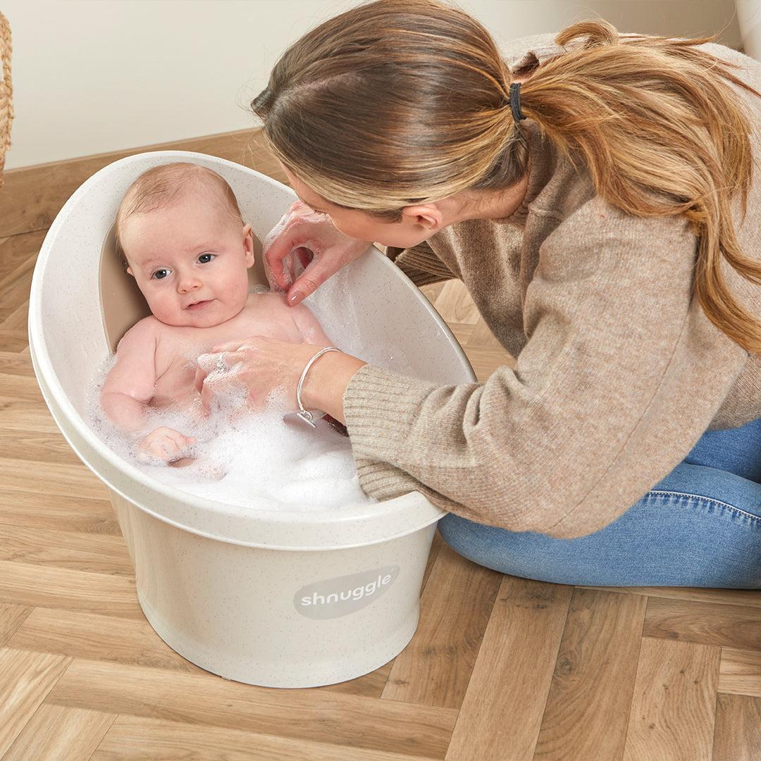 Shnuggle ECO Collection Baby Bath - Cookies & Cream - Image 2