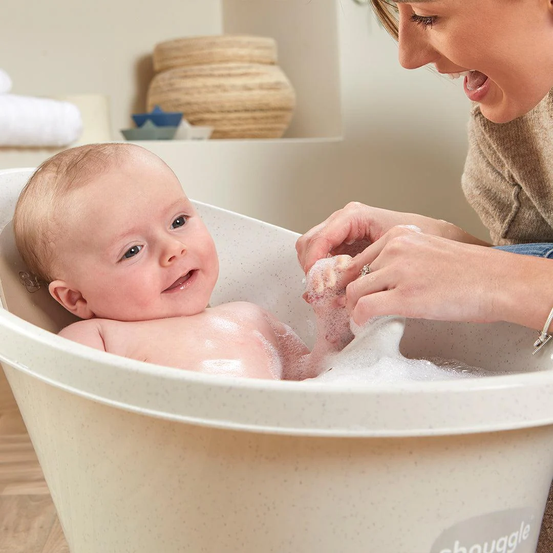 Shnuggle ECO Collection Baby Bath - Cookies & Cream - Image 5