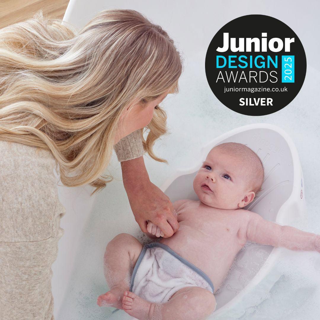 Shnuggle Newborn Support - White/Grey - Image 3
