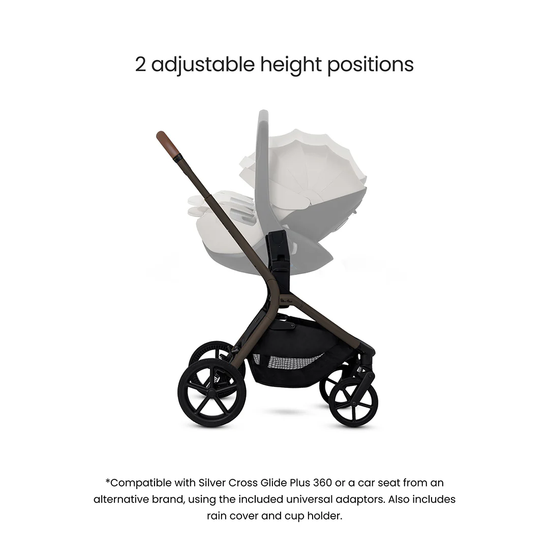 Silver Cross Breez Stroller - Maple - Image 8