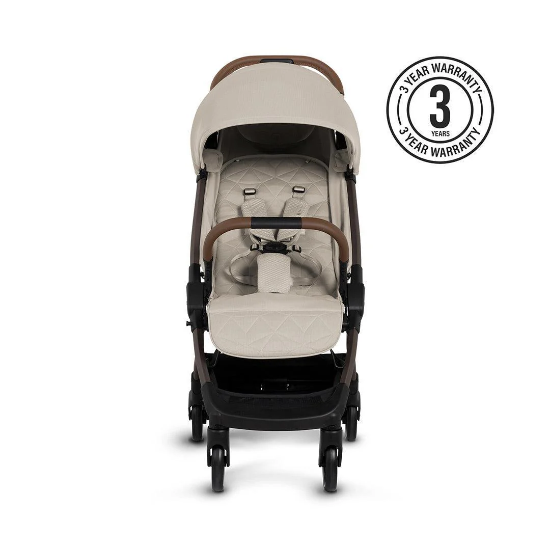 Silver Cross Clic 2 Compact Stroller - Latte - Image 8