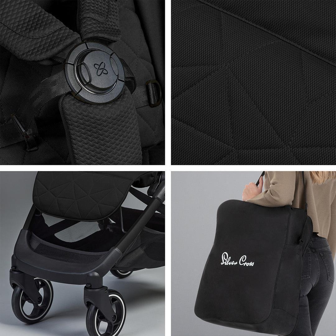 Silver Cross Clic 2 Compact Stroller - Space - Image 4