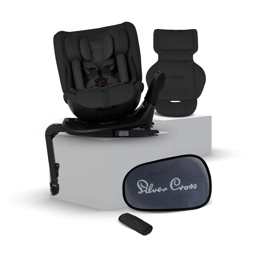 Silver Cross Motion 3 All-size Car Seat - Iconic Black