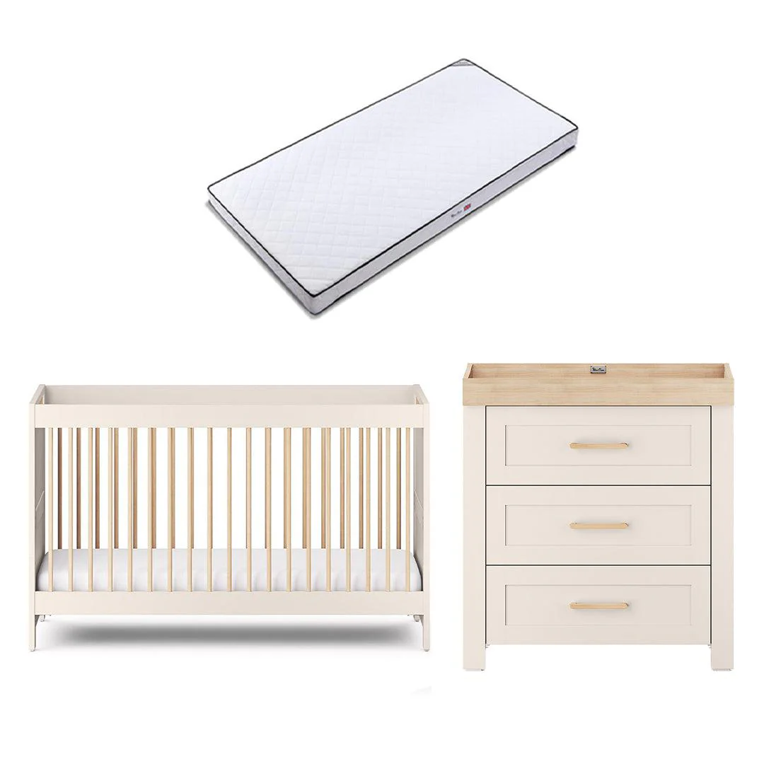 Silver Cross Seville 2 Piece Room Set - Cashmere Oak - Image 15