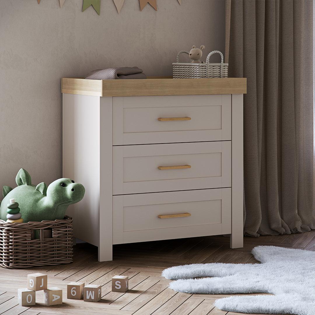 Silver Cross Seville Dresser - Cashmere Oak - Image 2