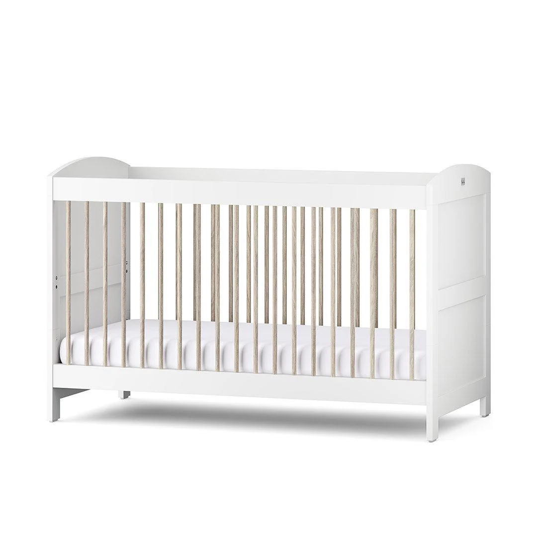 Silver Cross Valencia Cot Bed - Ash White - Image 3