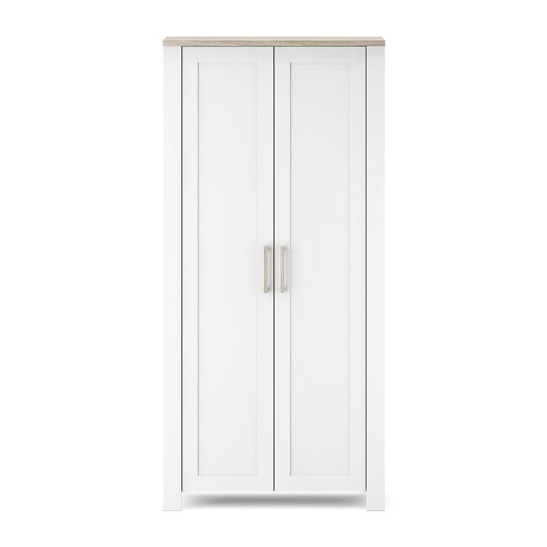 Silver Cross Valencia Wardrobe - Ash White
