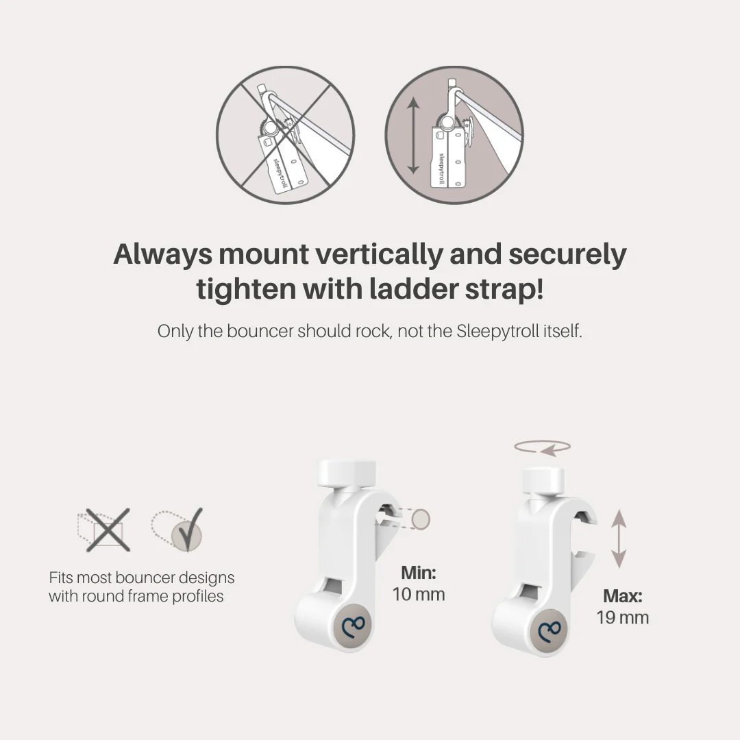 Sleepytroll Bouncer Adapter - White - Image 5