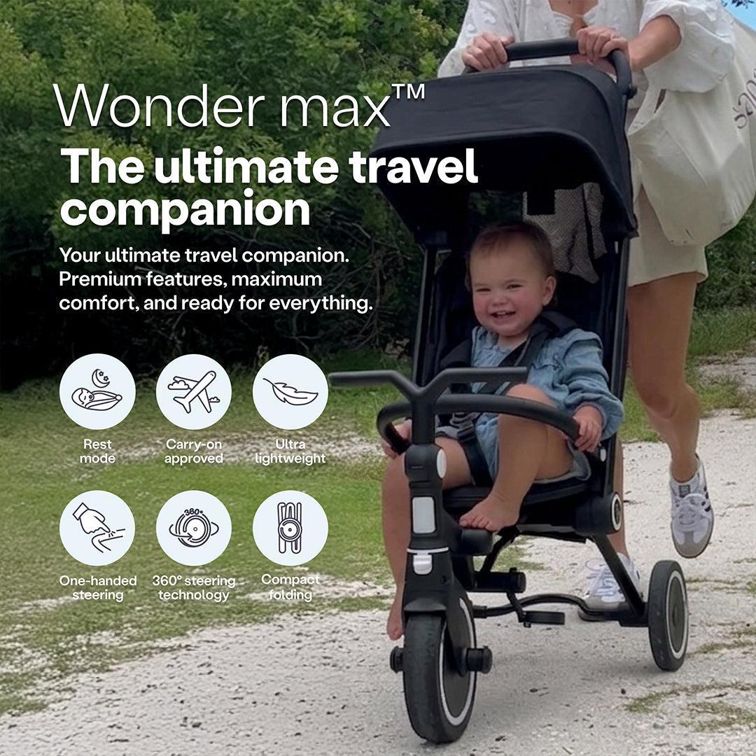 smarTrike Wonder Max Trike - Jet Black - Image 9