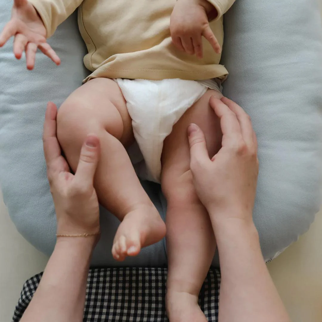 Snuggle Me Organic Infant Lounger - Bluebell - Image 4