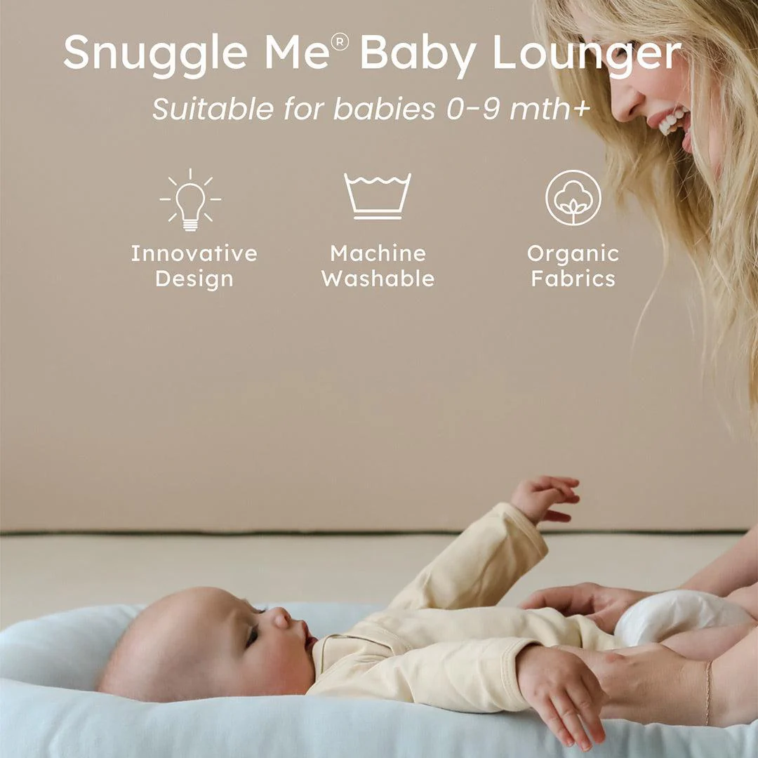 Snuggle Me Organic Infant Lounger - Sage - Image 7