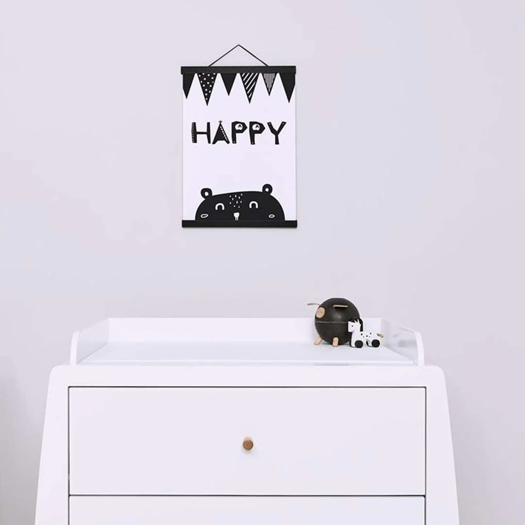 Snuz Happy Nursery Print - Monochrome - Image 2