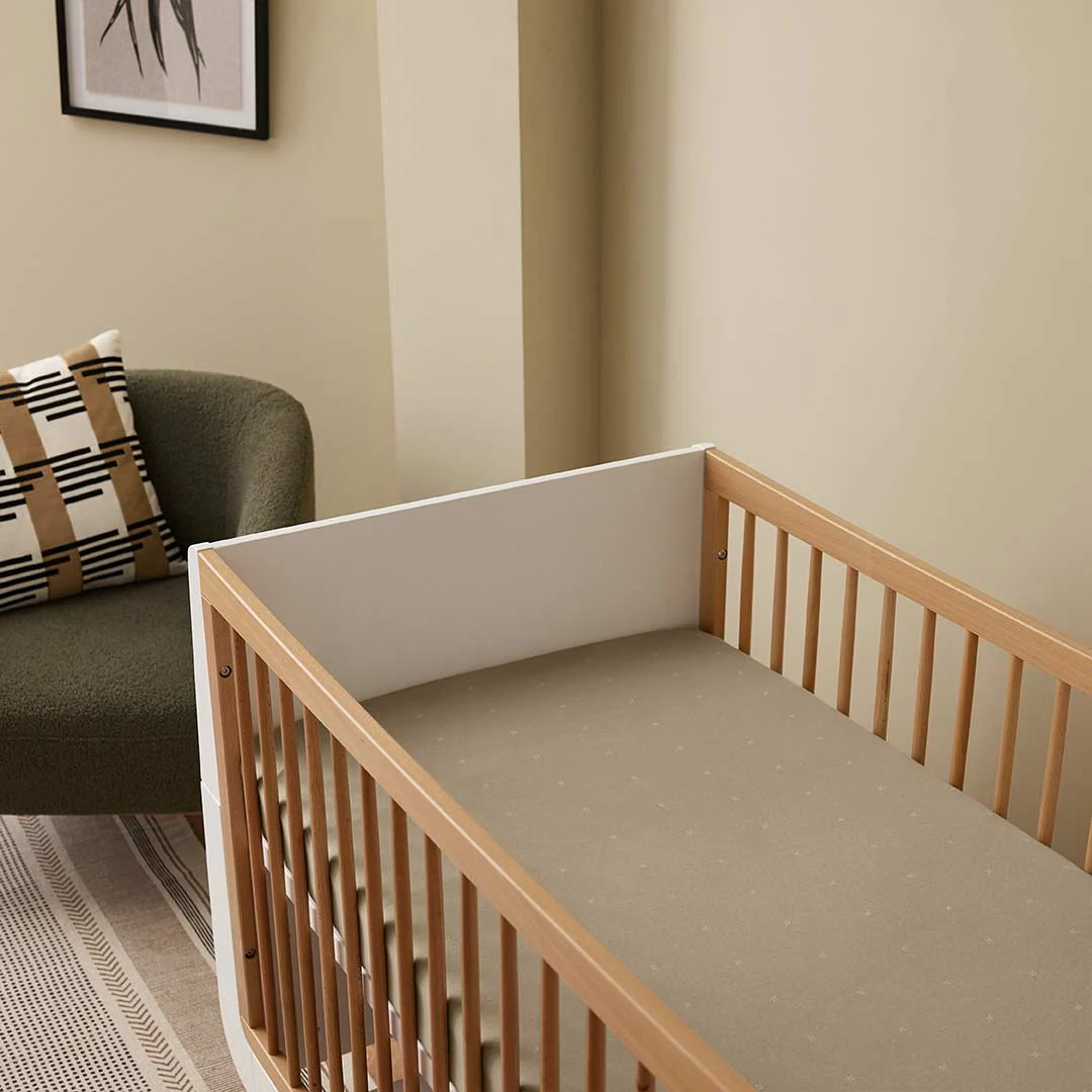 Snuz Twin Pack Cot Bed Sheets - Sage Cross - Image 3