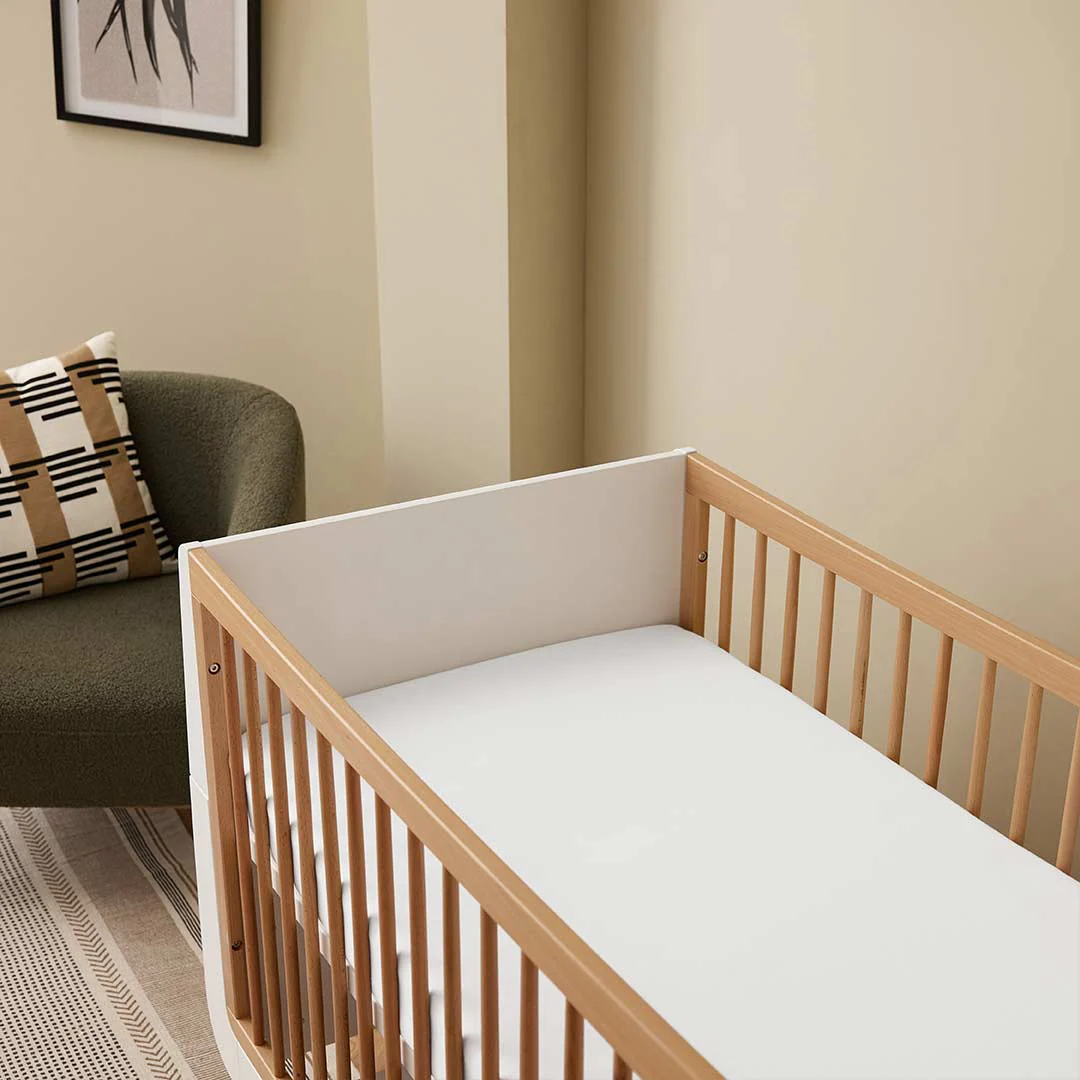 Snuz Twin Pack Cot Bed Sheets - White - Image 3