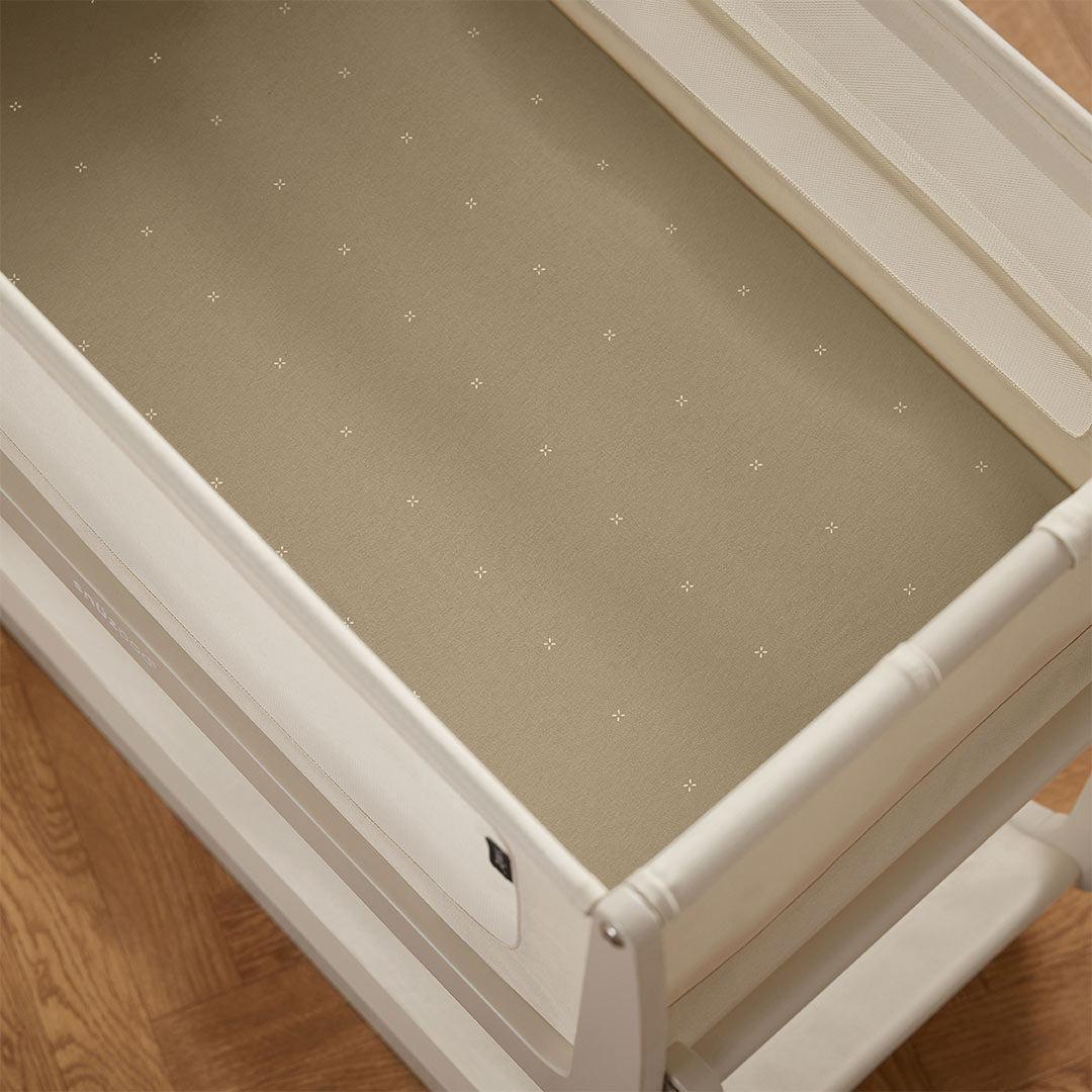 Snuz Twin Pack Crib Sheets - Sage Cross - Image 3