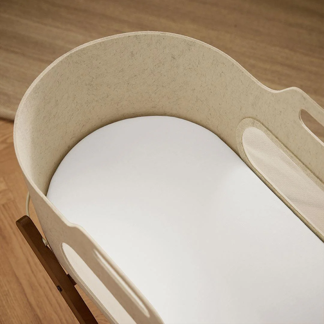 Snuz Twin Pack Moses Basket Sheets - White - Image 3