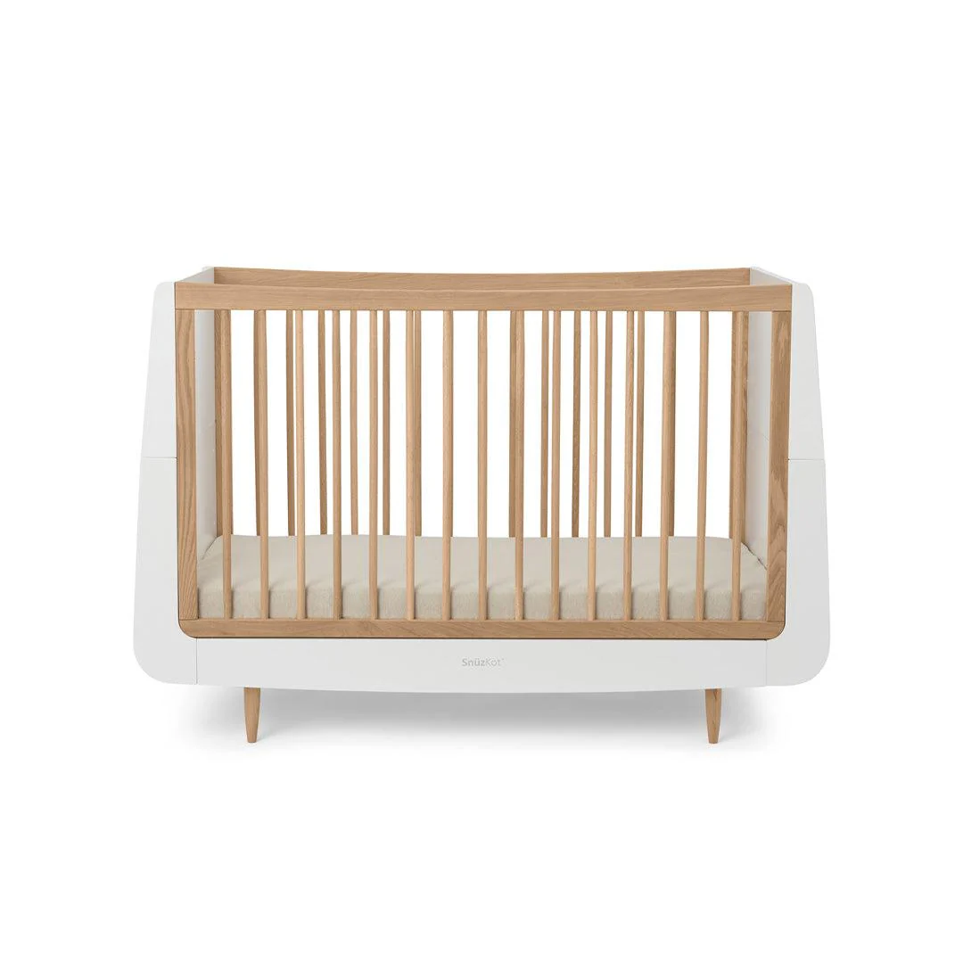 SnuzKot 3 Piece Nursery Furniture Set - The Natural Edit - Oak - Image 6