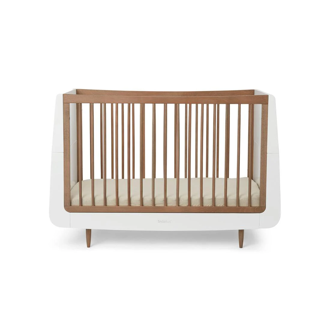 SnuzKot 3 Piece Nursery Furniture Set - The Natural Edit - Walnut - Image 6