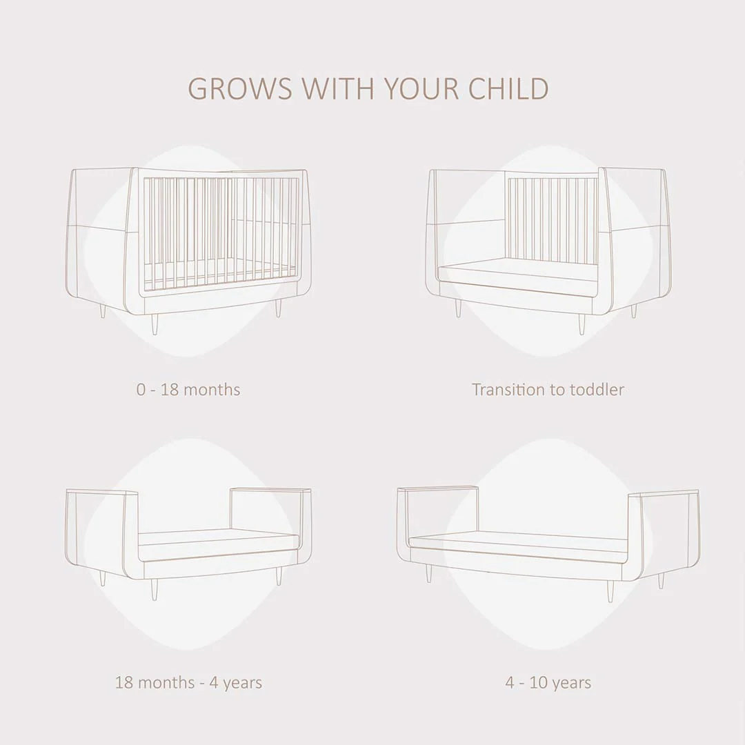 SnuzKot Cot Bed - The Natural Edit - Silver Birch - Image 7