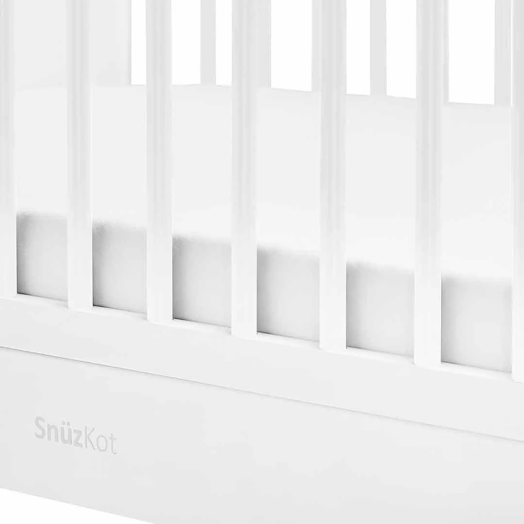 SnuzKot Skandi Cot Bed - White - Image 7