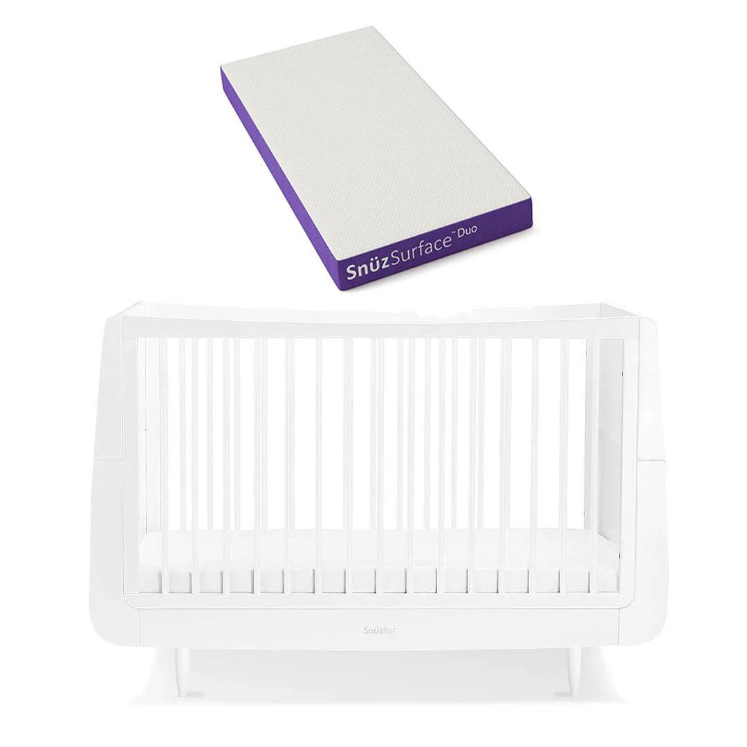 SnuzKot Skandi Cot Bed - White - Image 9