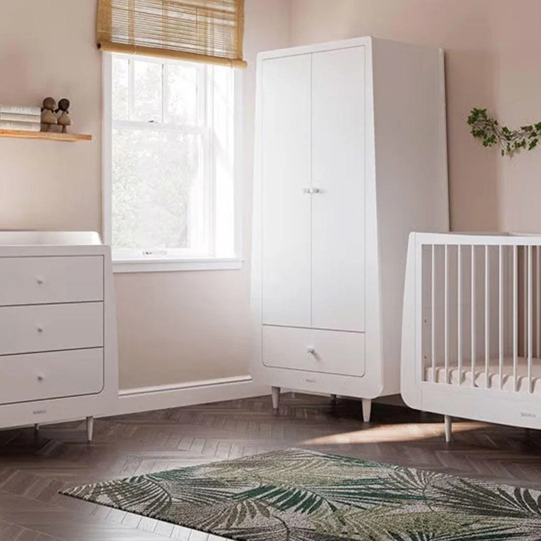 SnuzKot Skandi Wardrobe - White - Image 2