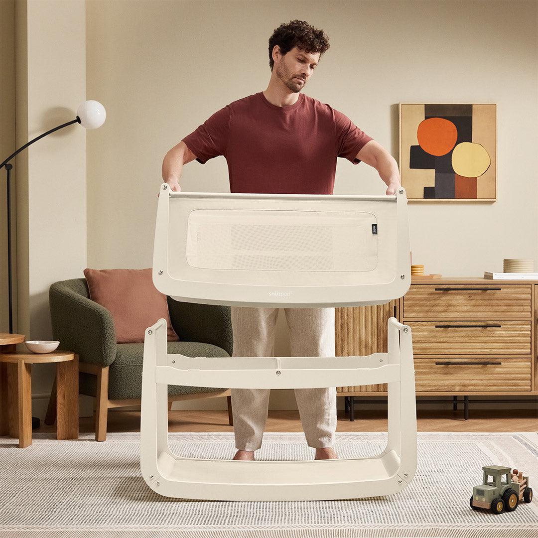 SnuzPod 5 Bedside Crib - Cashmere - Image 11