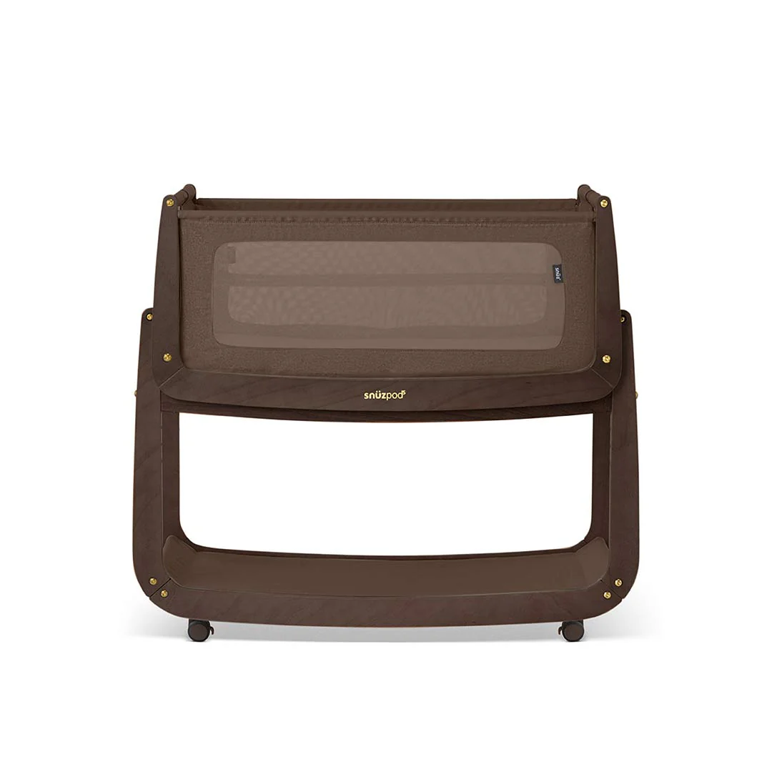 SnuzPod 5 Bedside Crib - Chocolate